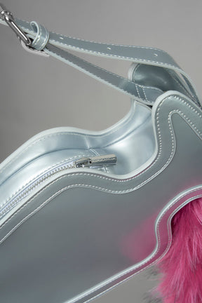 NAMILIA BUTT PLUG BAG - SILVER, onesize