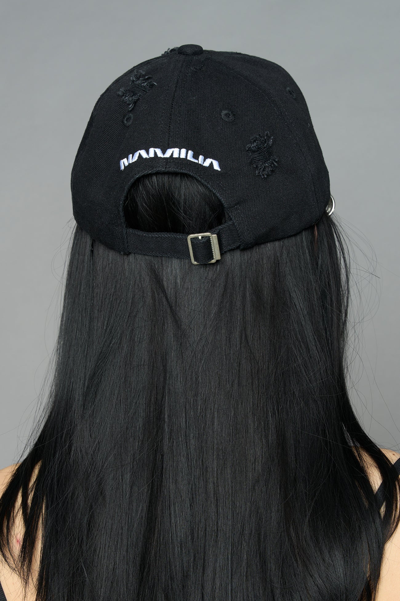 NAMILIA C*NT CAP - Black/red, onesize