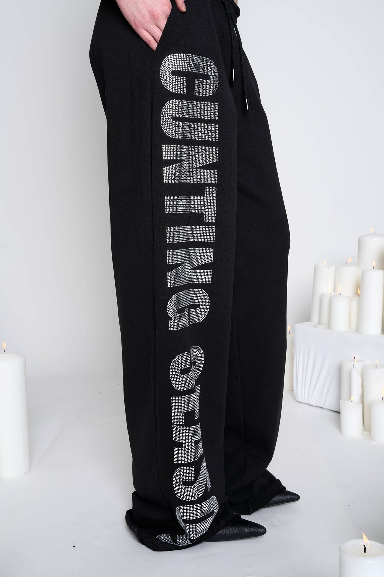 NAMILIA C*nting Sweatpants - Black, xs