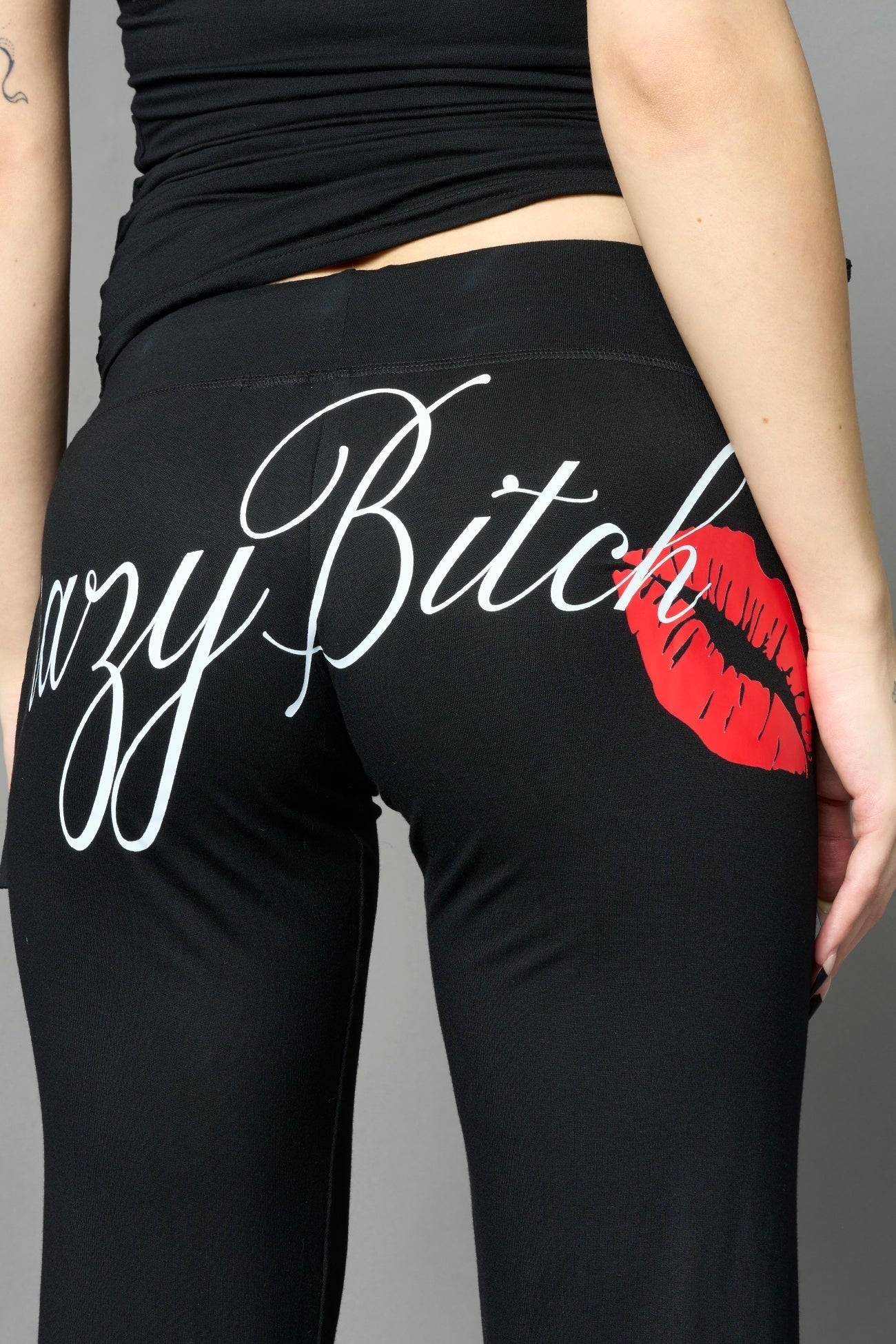 NAMILIA crazy b*tch pants - BLACK, xs
