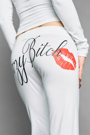 NAMILIA crazy b*tch pants - White, xs
