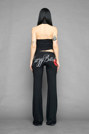 NAMILIA crazy b*tch top - BLACK, xs