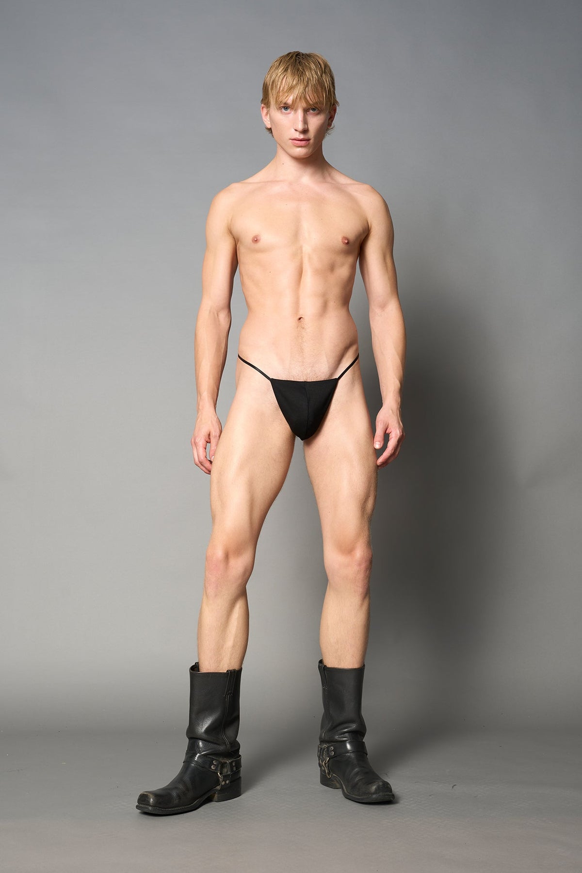 NAMILIA Crucifix Thong - Pouch Panty - XS, Black