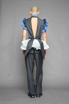 NAMILIA deconstructed maid blazer - GREY, s