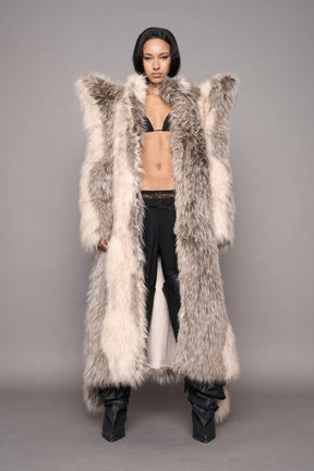 NAMILIA Doomsday Faux Fur Coat - dune, s