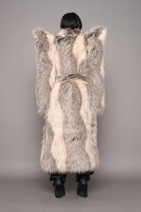 NAMILIA Doomsday Faux Fur Coat - dune, s