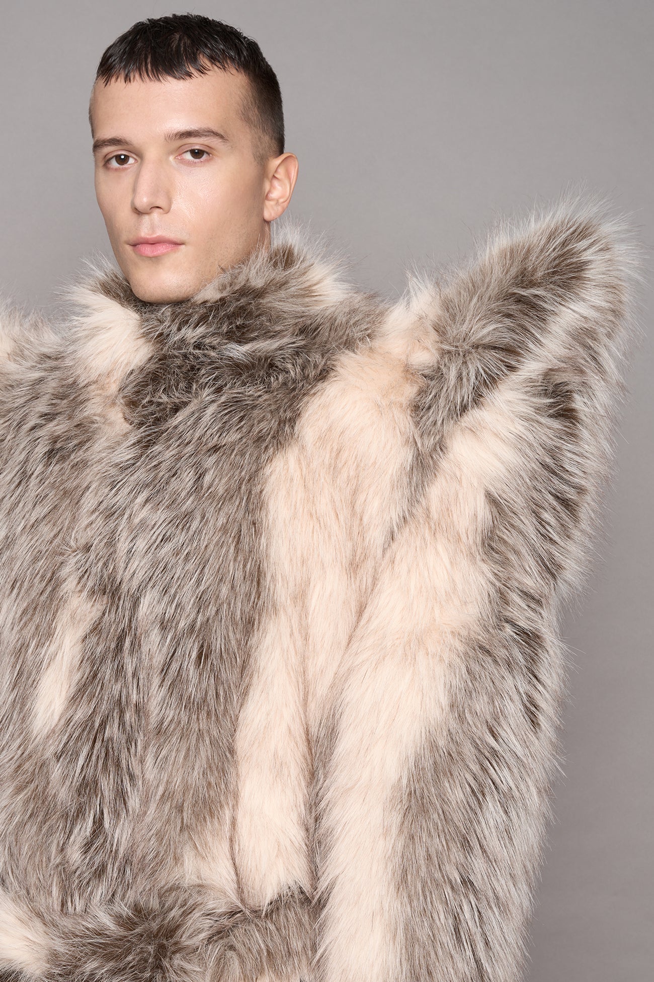 NAMILIA Doomsday Faux Fur Coat - dune, s