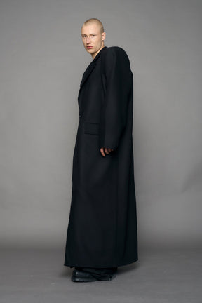 NAMILIA Elongated Blazer Coat - Black, s