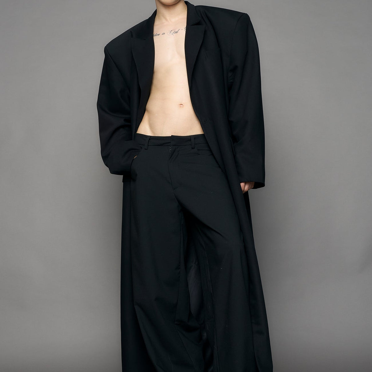 NAMILIA Elongated Blazer Coat