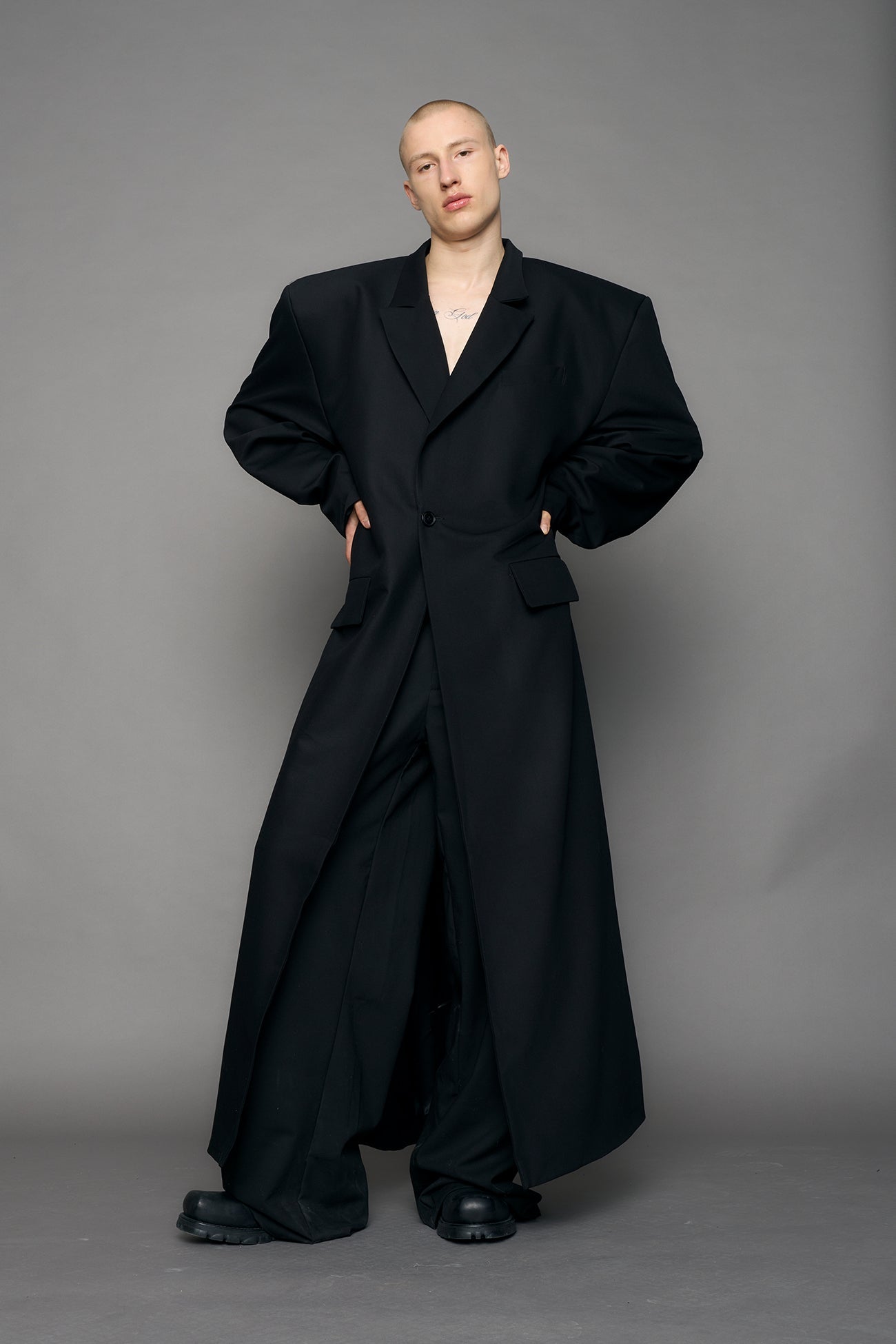 NAMILIA Elongated Blazer Coat