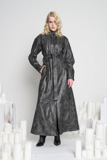 NAMILIA Eternity Coat - Black Washed, xs