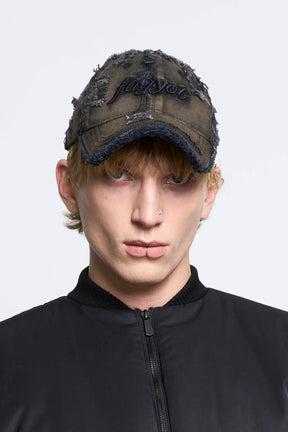 NAMILIA Faggot Distressed Cap - Black, onesize