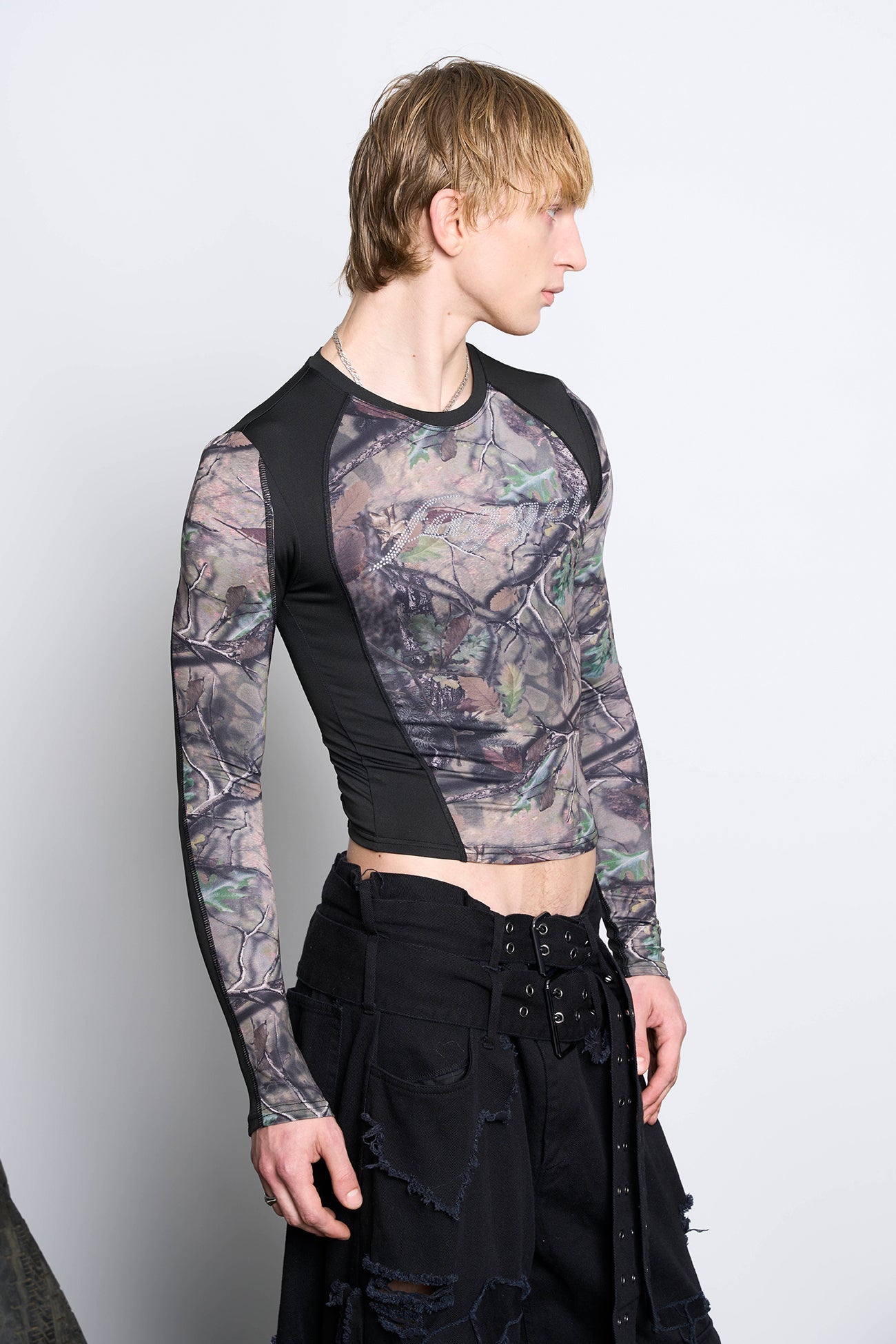 NAMILIA Faggot Longsleeve - Camo Brown, xs