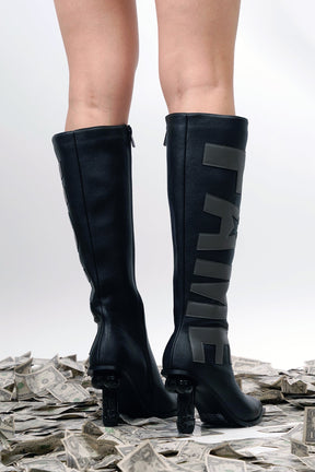 NAMILIA Fame Bitch Boot - Black, eu36