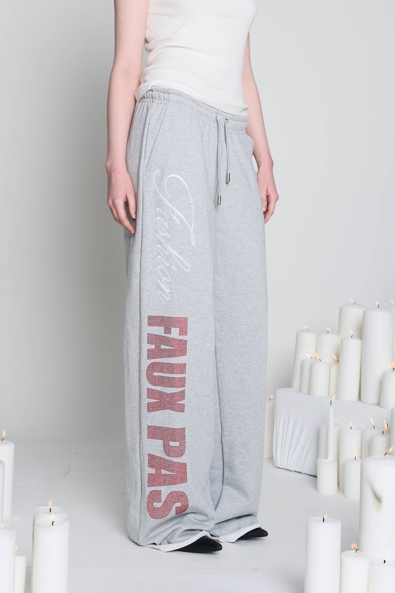 NAMILIA Faux Pas Sweatpants - Grey, xs