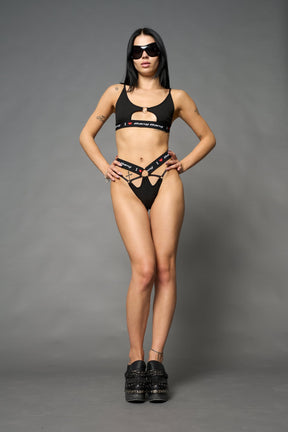 NAMILIA Gang Bang Bra Top - BLACK, xs