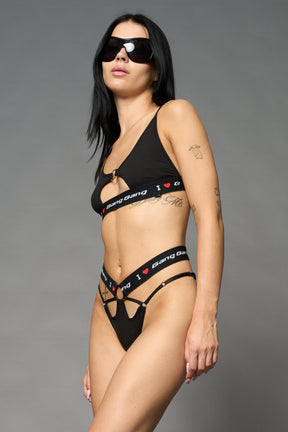 NAMILIA Gang Bang Bra Top - BLACK, xs