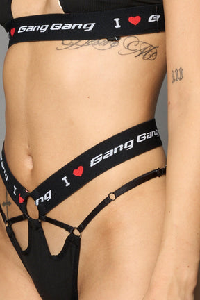 NAMILIA Gang Bang Slip Panty - BLACK, xs