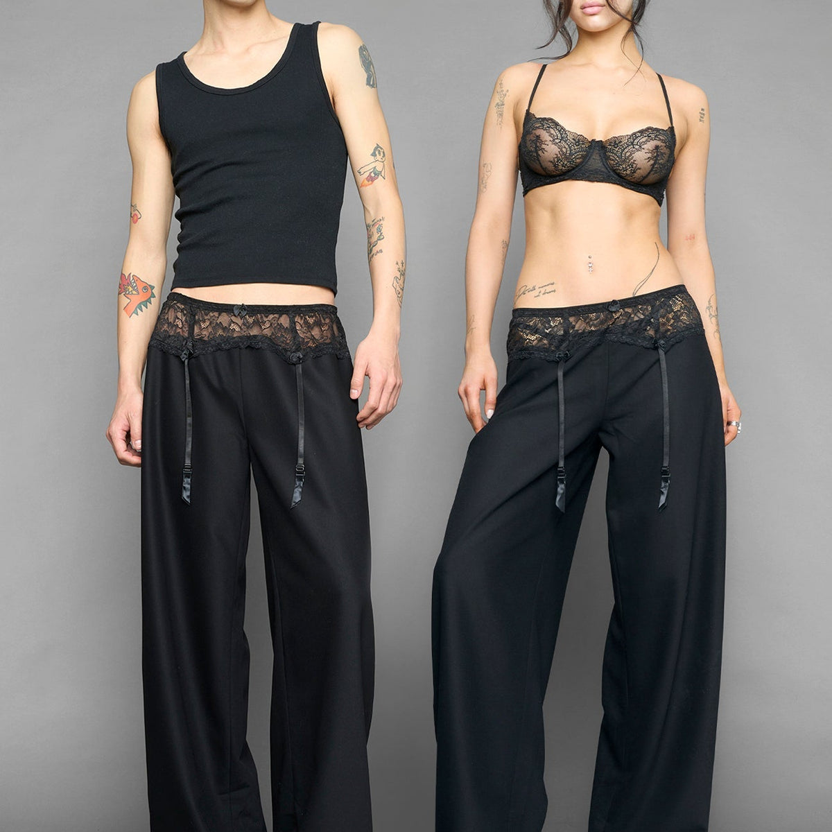 garter office pants