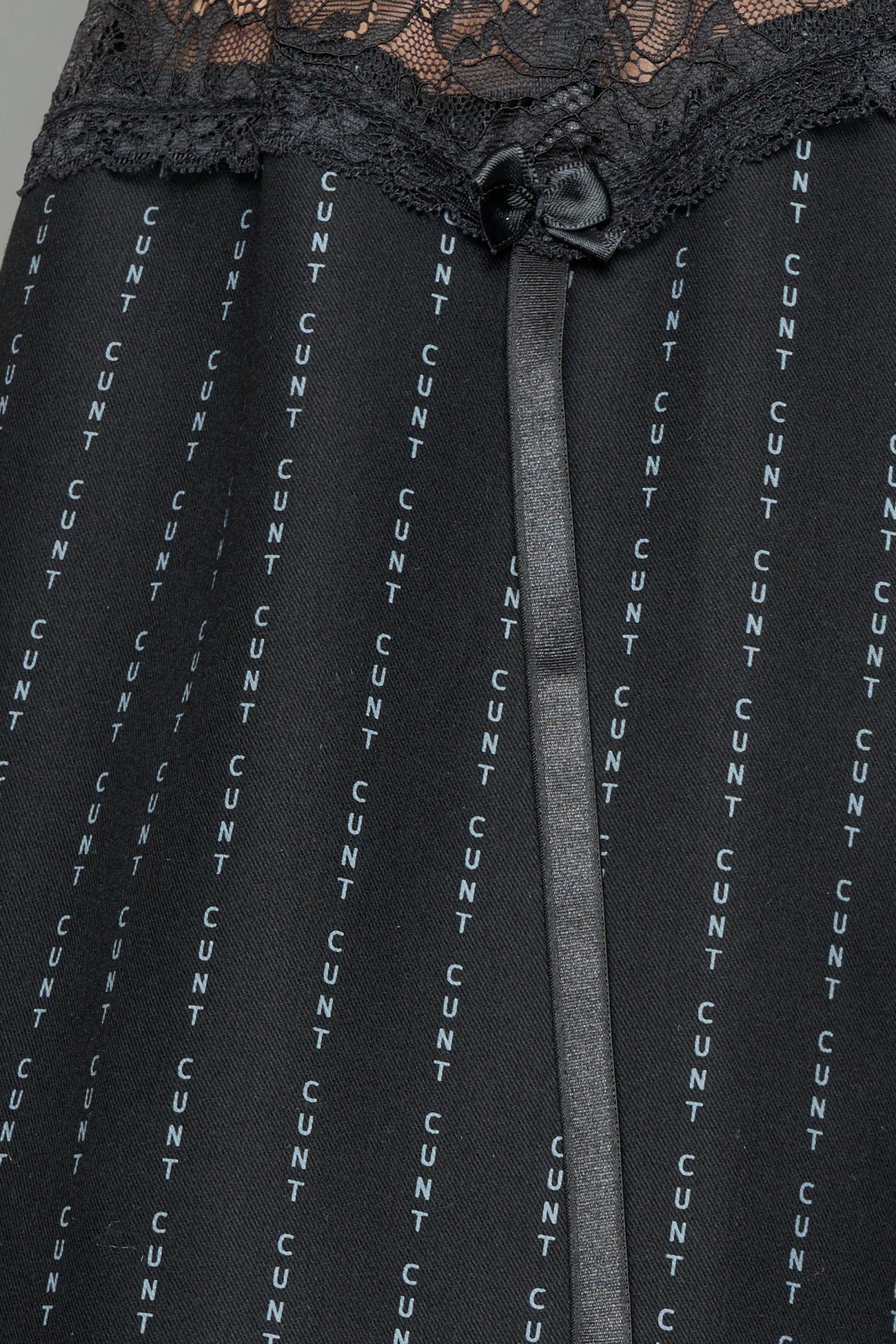 NAMILIA garter office pants - Black Print, xs