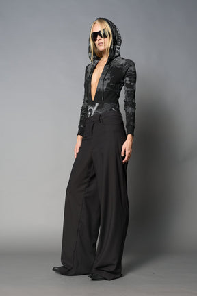 NAMILIA Glamour Body - BLACK-PRINT, xs