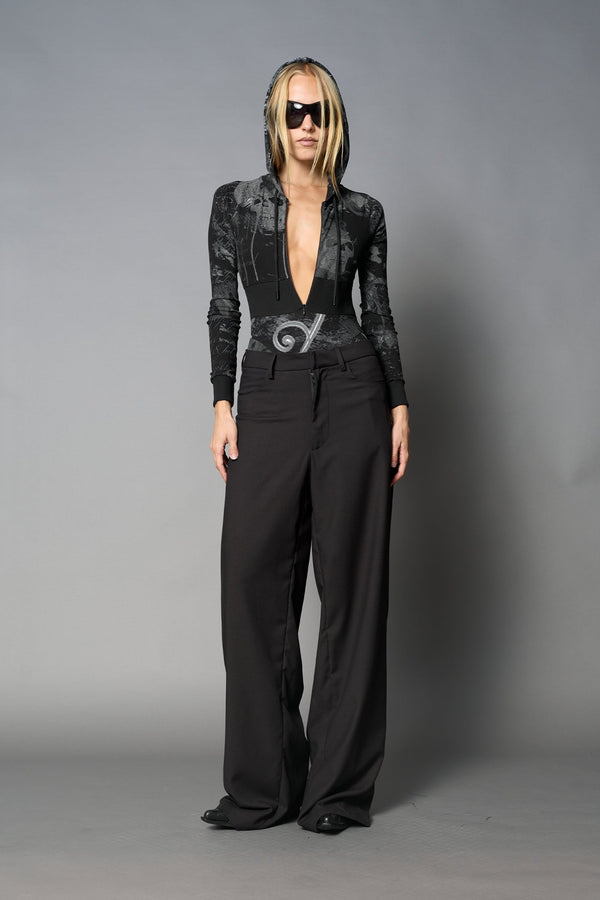 NAMILIA Glamour Body - BLACK-PRINT, xs