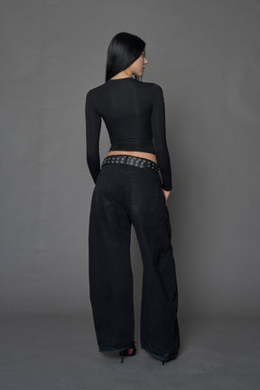 NAMILIA Good Girl Longsleeve - BLACK, xs