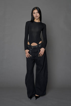 NAMILIA Good Girl Longsleeve - BLACK, xs