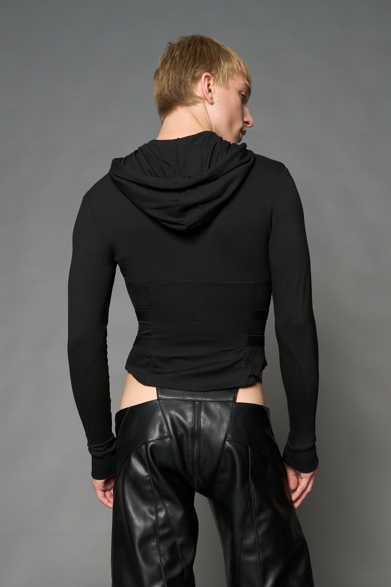 NAMILIA Goth Please Hoodie - BLACK, xs