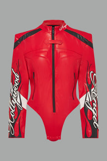 NAMILIA Hollywood Moto Body - RED, xs