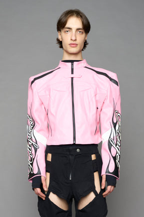 NAMILIA Hollywood Moto Jacket - PINK, xs