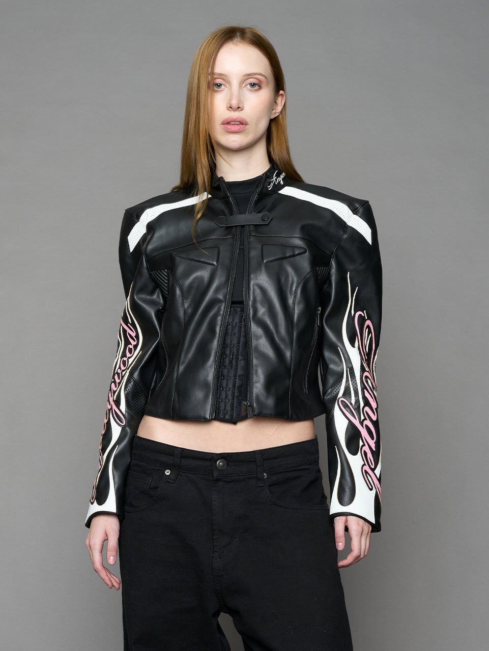 NAMILIA Hollywood Moto Jacket - BLACK, xs