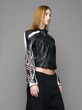 NAMILIA Hollywood Moto Jacket - BLACK, xs