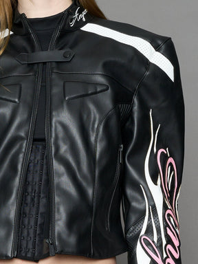 NAMILIA Hollywood Moto Jacket - BLACK, xs