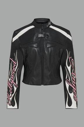 NAMILIA Hollywood Moto Jacket - BLACK, xs