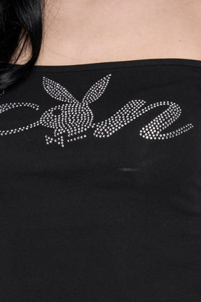 NAMILIA Icon Playboy Top - BLACK, xs