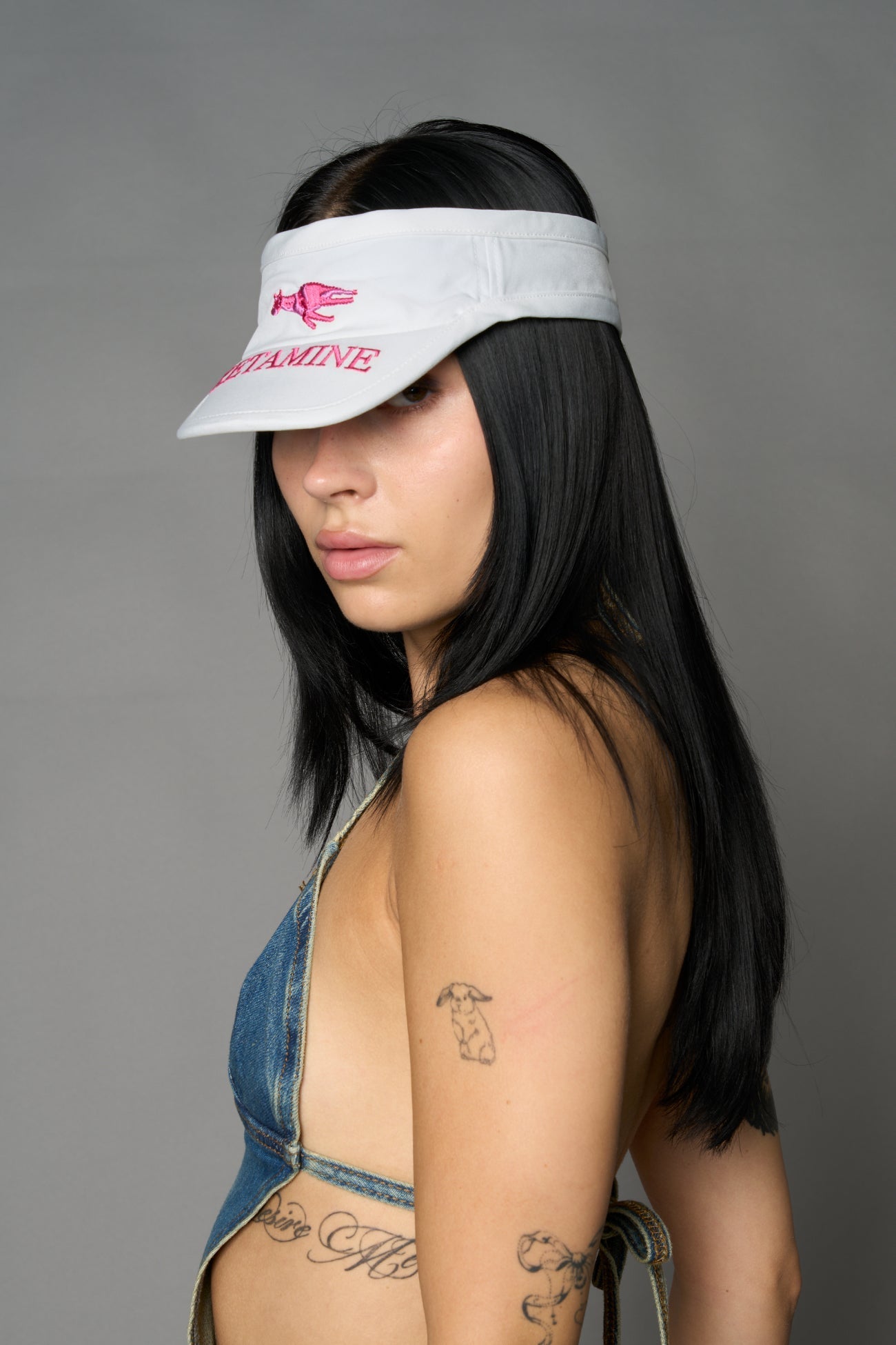 NAMILIA Keta Queen Visor - WHITE, onesize