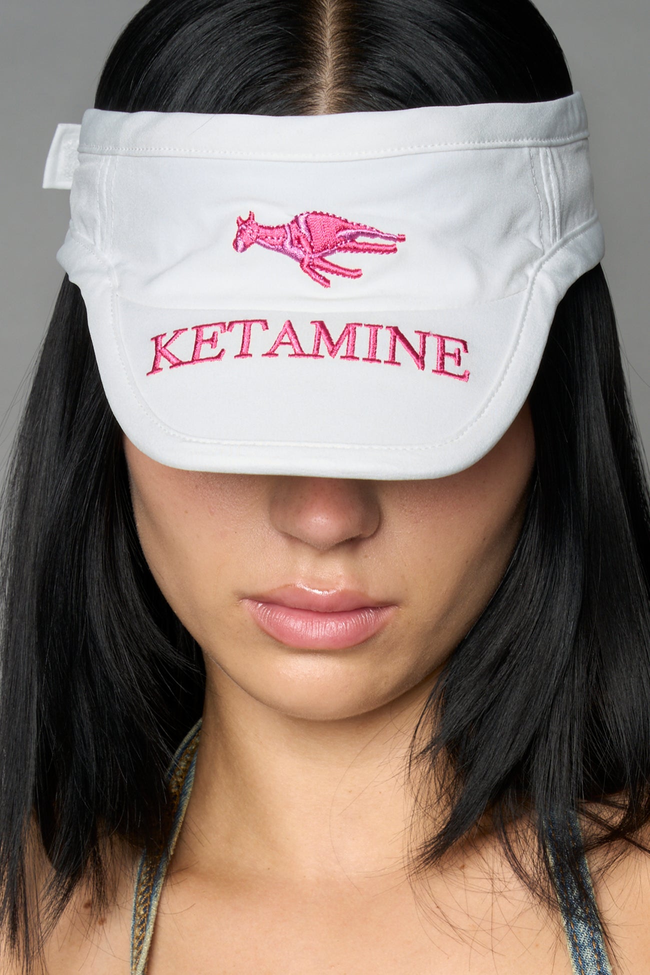 NAMILIA Keta Queen Visor - WHITE, onesize