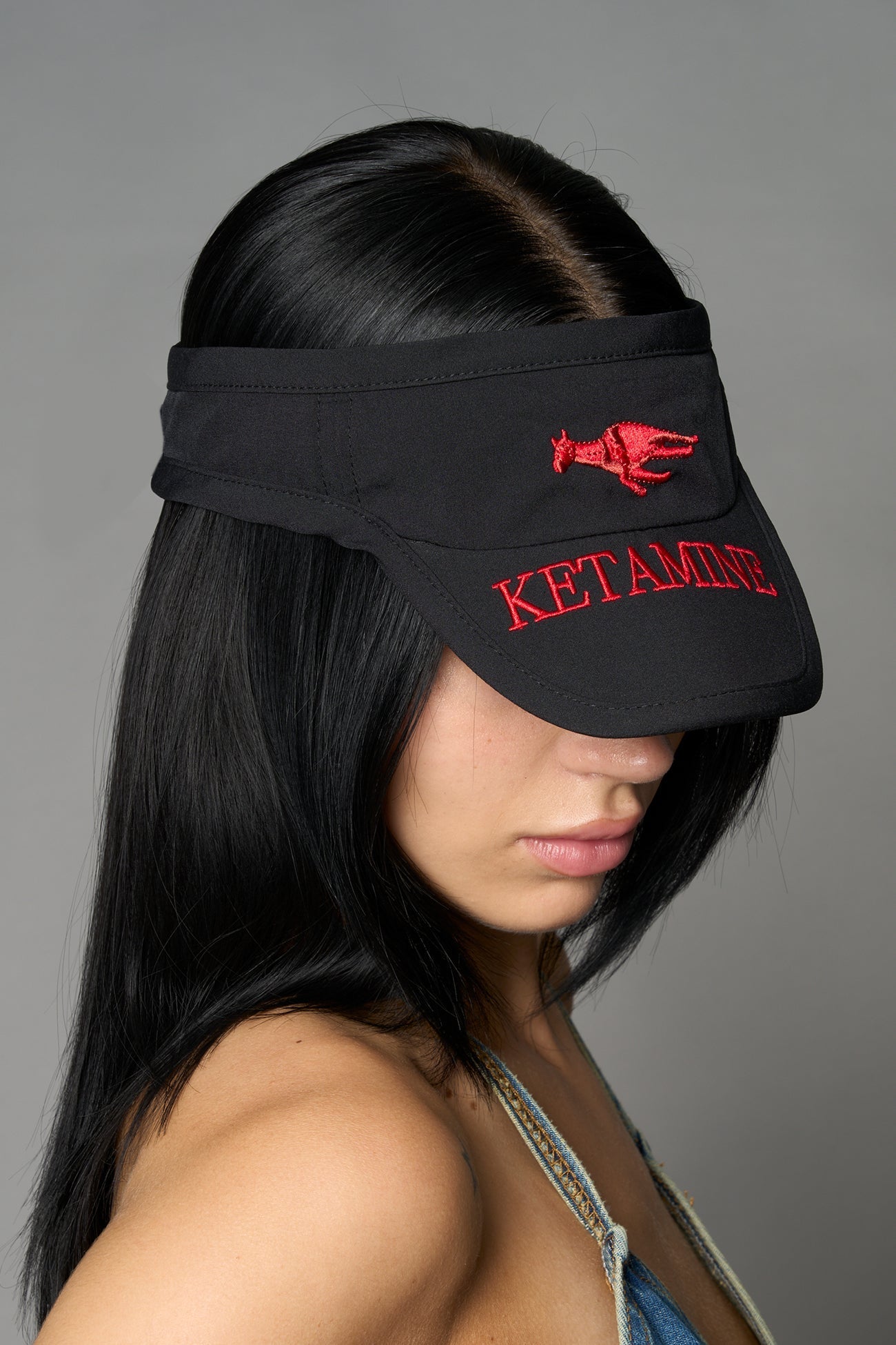 NAMILIA Keta Queen Visor - BLACK, onesize