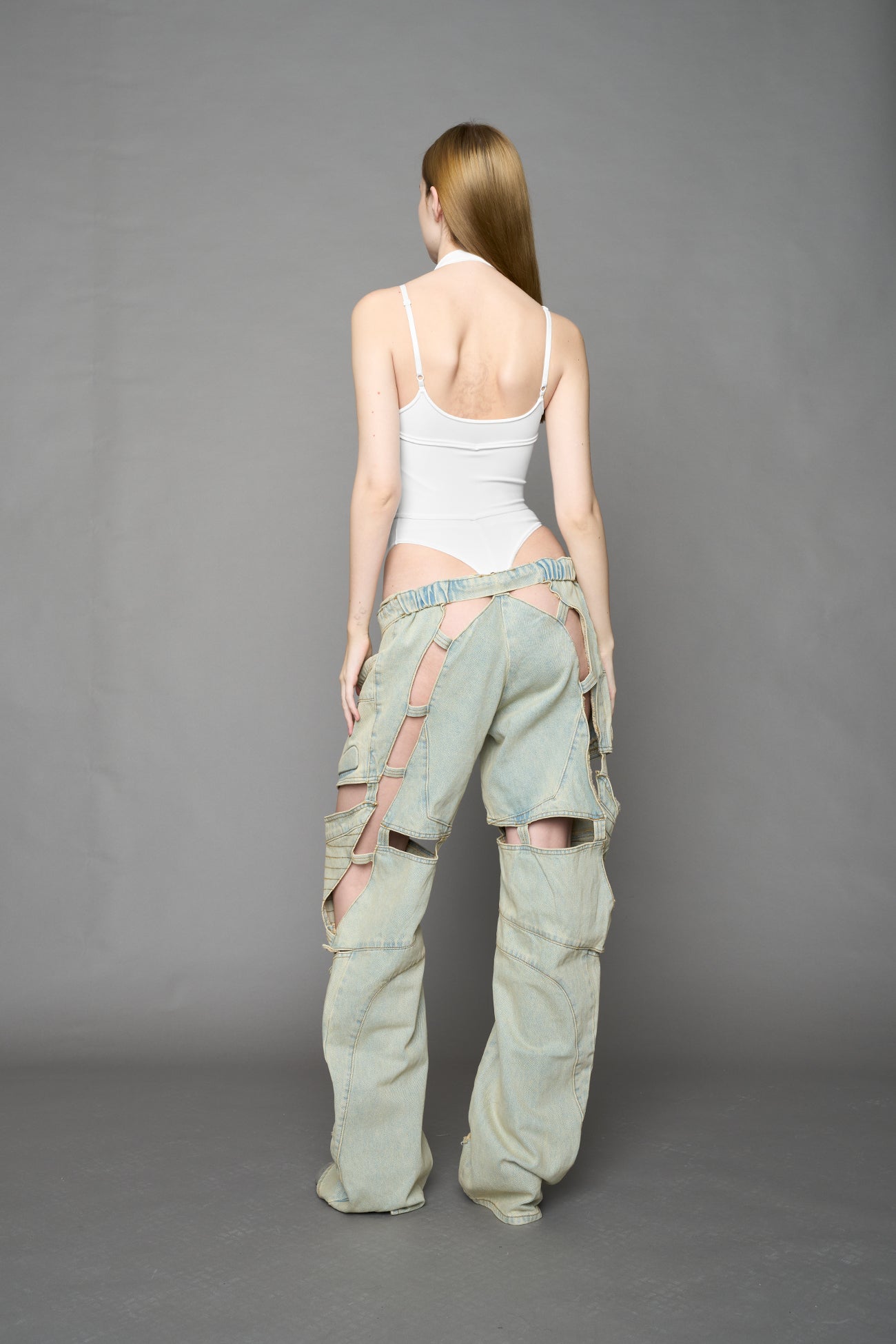 NAMILIA Layered Contour Body - WHITE, xs