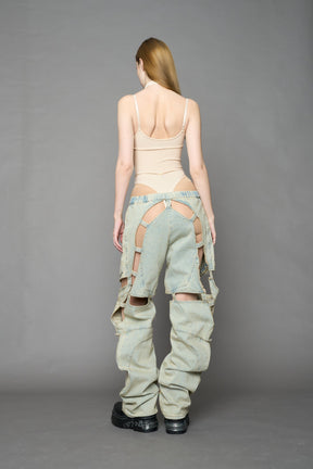 NAMILIA Layered Contour Body - BEIGE, xs