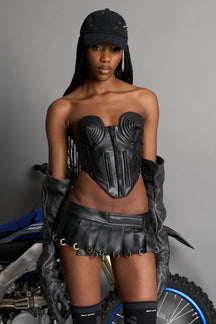 NAMILIA Moto Cone Top - BLACK, xs