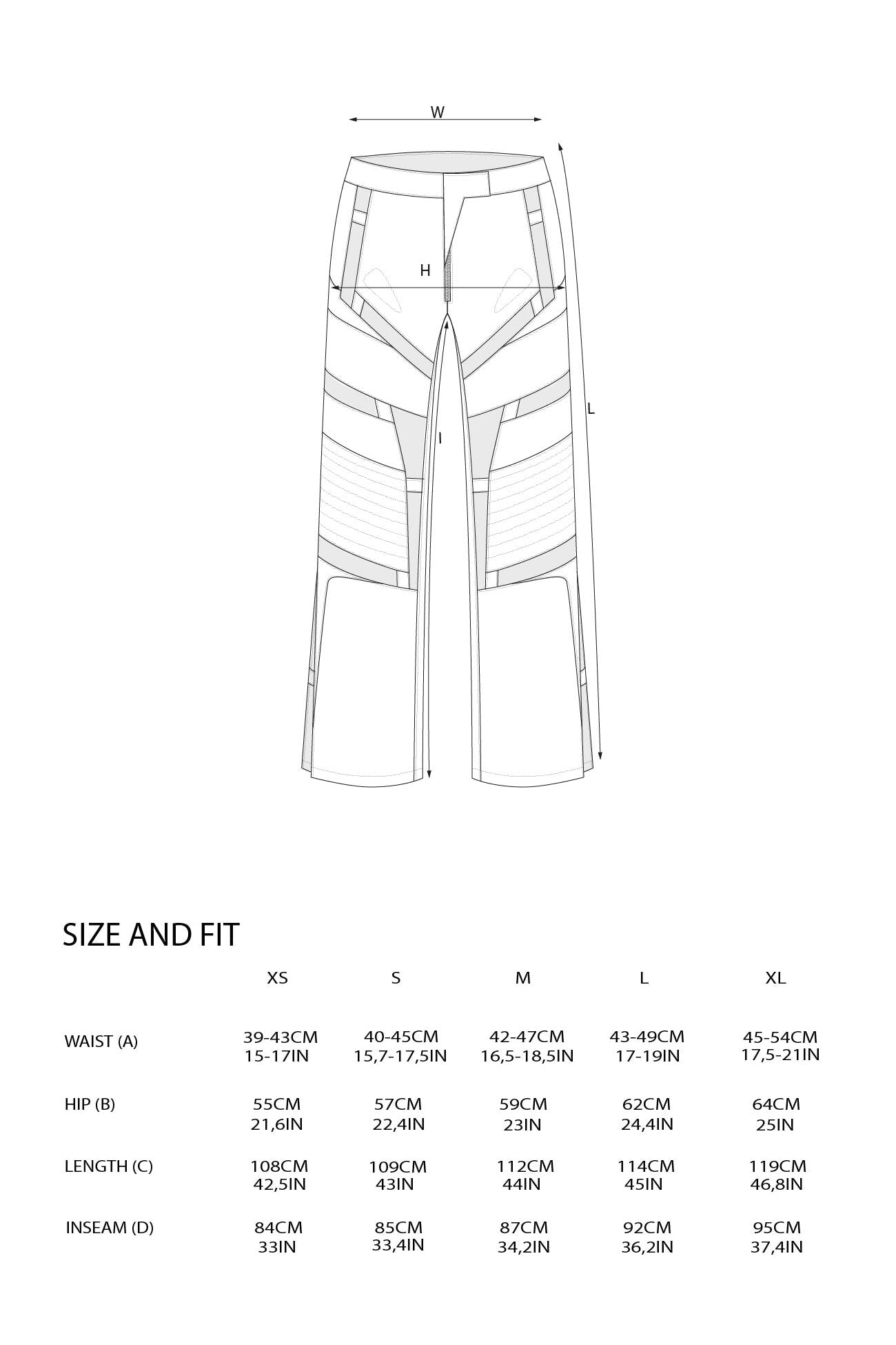 NAMILIA Moto Denim Floating Pants - BLACK COATED, xs