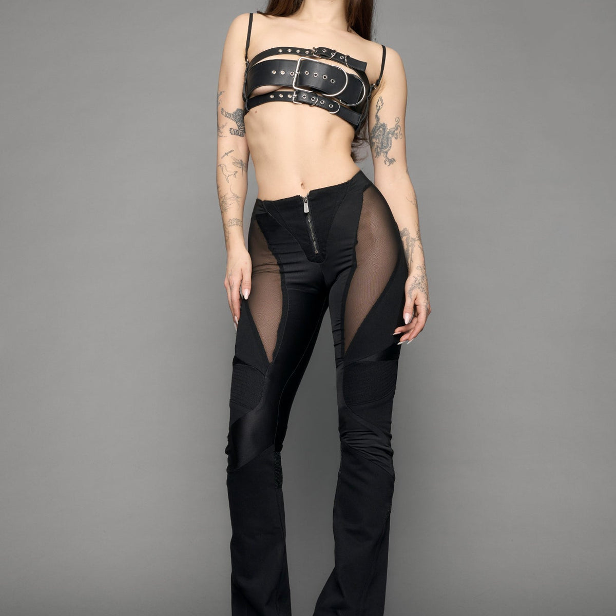 Moto Hybrid Mesh Pants