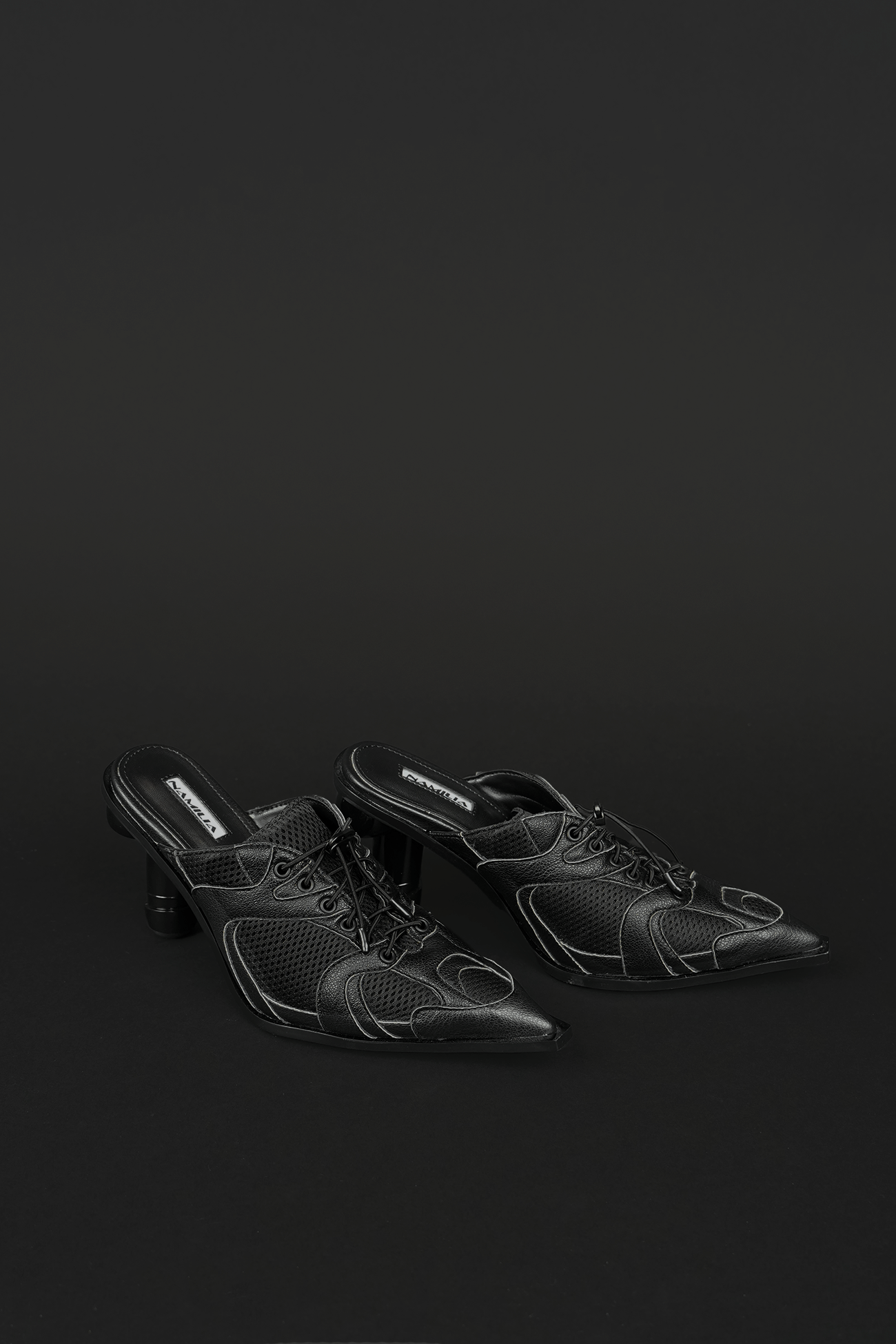 NAMILIA Moto Dick Heel Mule NAMILIA Moto Dick Heel Mule