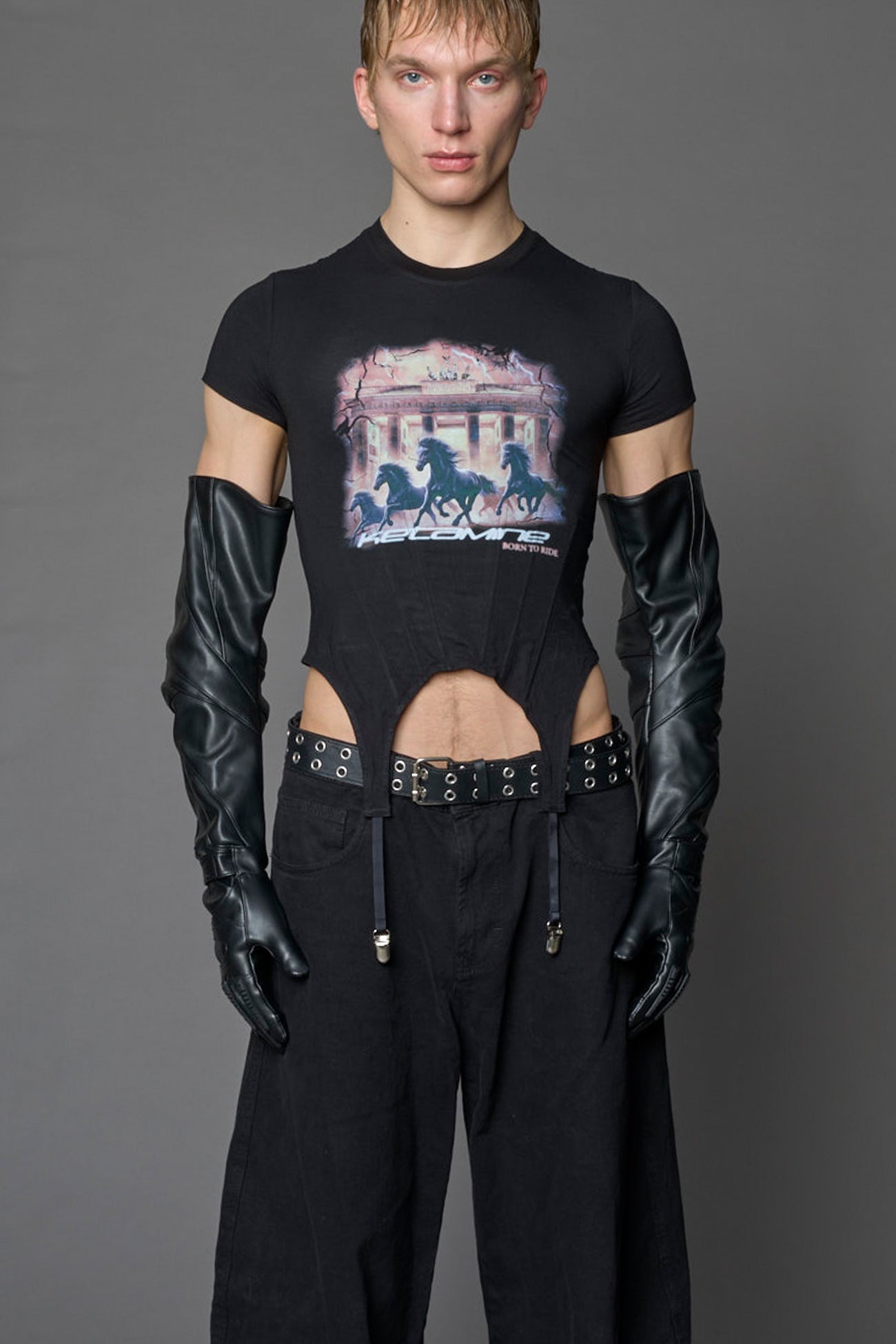 NAMILIA Moto Gloves - BLACK, s