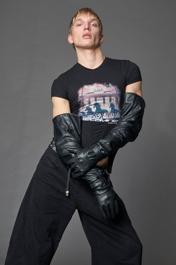 NAMILIA Moto Gloves - BLACK, s - BLACK