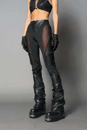 NAMILIA moto mesh pants - XS, black