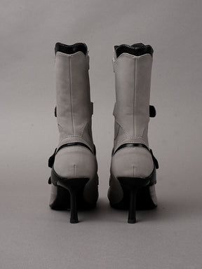 NAMILIA Moto Tabi Boots - GREY, eu36