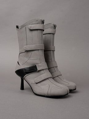NAMILIA Moto Tabi Boots - GREY, eu36